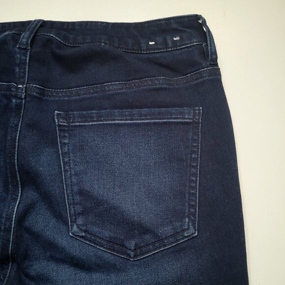 Parasuco Ladies Size 10 Dark Wash Zipper & Button Closure Blue Jeggings - Picture 9 of 12